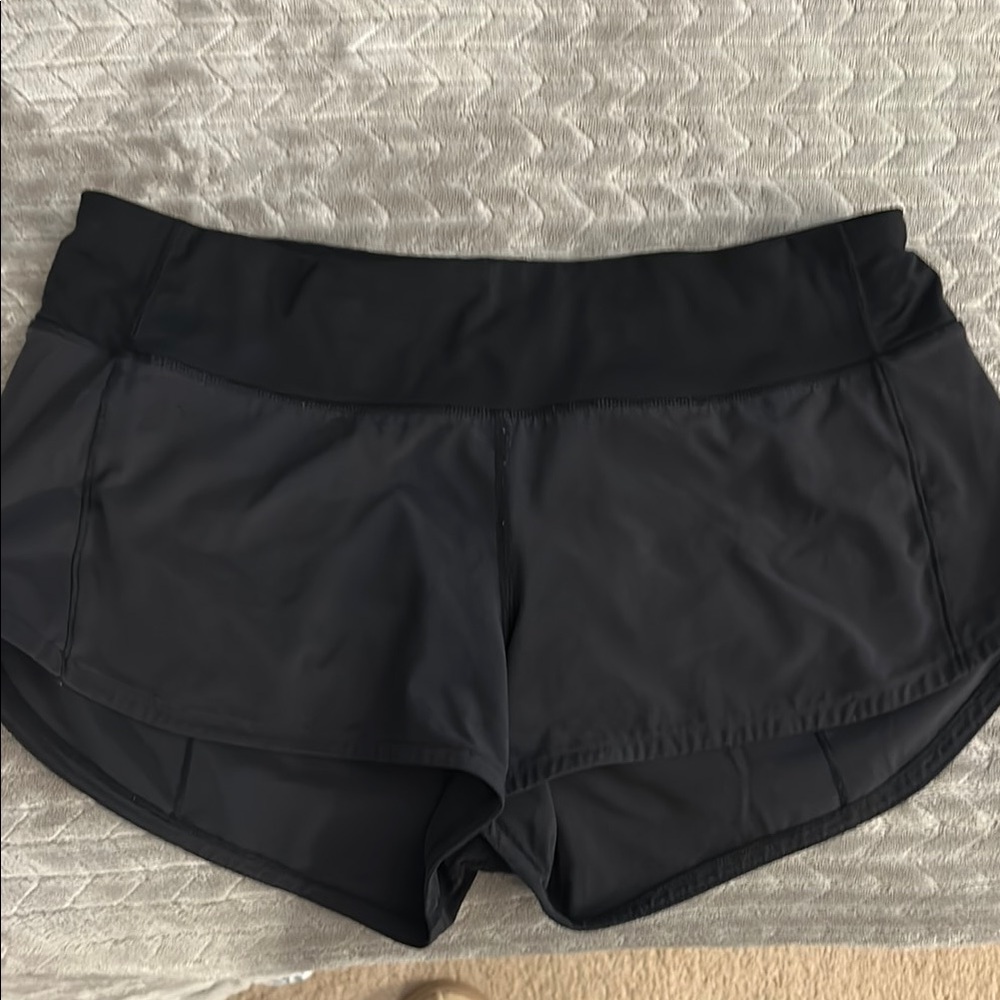 Lululemon Athletica Black Athletic 2.5” Shorts Lightweight Performance